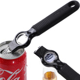 DUNLAGUE bottle opener with built-in magnet for fridge storage.