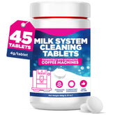 Durabasics milk system cleaning tablets bottle front keeps Jura milk system clean