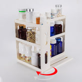 Dutiplus Medicine Organizer rotates out for quick access to vitamins.