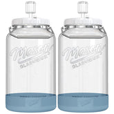 Dwbligt 2-pack fermentation jars with wide mouth for easy loading and cleaning.