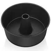 E-far Angel Cake Pan outer view shows durable steel for reliable baking