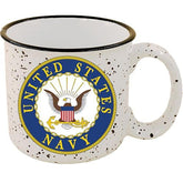 Eagle Emblems US Navy Cup stone-speckled 14oz mug for daily coffee