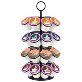 Eastsign 4-tier K-Cup holder showing organized flavor variety on counter