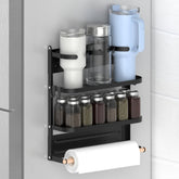 EASTTOWEST Stanley tumbler magnetic holder showing secure fridge mounting for 40 oz cups