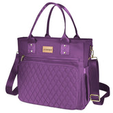 EASYA Lumina Purple lunch bag with open compartment showing organized interior