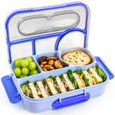 EASYFUN Bento Box with four compartments keeps meals organized for on-the-go lunches.