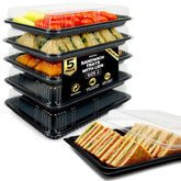 ebake catering trays with lids for easy transport and party presentation.