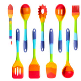 EcoGadgetz rainbow spatula set pancake spatula protecting nonstick pans while cooking