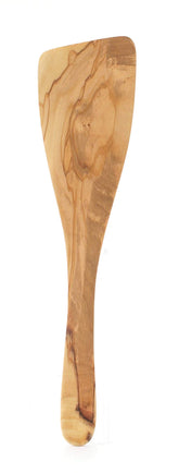 Eddingtons olive wood wide spatula close-up blade for gentle stirring on nonstick pans