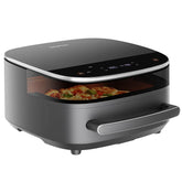 EDENPEER extra-large air fryer front view showing spacious 6 qt basket for family meals