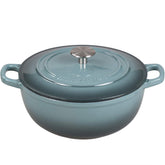 EDGING CASTING Dutch oven in slateblue for versatile stovetop cooking