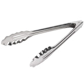 Edlund 4409HD 9-inch scallop tongs, closed grip for precise handling in busy service