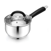 E-far 1 Quart Sauce Pan with Lid, compact for quick sauces and small meals.