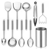 E-far 10-piece cooking utensils set shown together for versatile meal prep