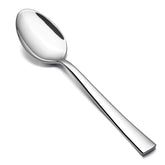 E-far 12-piece dinner spoons, 7.9 inch stainless steel, perfect for daily dining with mirror finish.