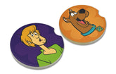 Elektroplate Scooby-Doo coaster absorbent ceramic prevents spills in car interiors.
