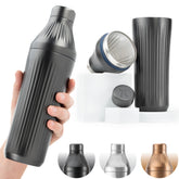 Elevated Craft Diamond Edition shaker with built in strainer for clean pours
