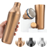Elevated Craft Diamond Edition shaker with built-in strainer for smooth pours and control.