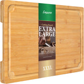 Empune 3XLarge cutting board with juice groove keeps prep tidy