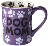 Enesco Dog Mom mug 16oz in vibrant multicolor stoneware for daily coffee.
