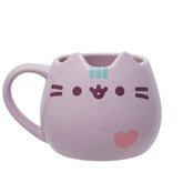 Enesco Pusheen sculpted pastel mug 16 oz in purple, ideal for cozy morning rituals