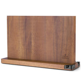 ENOKING extralarge magnetic knife block keeps knives organized on the counter.