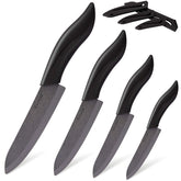 Eocogup ceramic 6-inch chef knife with sheath for precise, fatigue-free slicing.