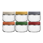 EONJOE 8oz glass jar with lid for organized portioning and freshness.