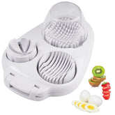 Eosraffa egg slicer in action delivering uniform slices fast