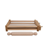Eppicotispai Chitarra pasta cutter in natural wood for authentic homemade pasta.