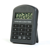 ETI Extra Big & Loud Timer front view, rugged water-resistant housing for busy kitchens.