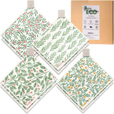 Eulnars Swedish dishcloths 8 pack with clips for tidy storage and quick drying