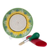 EVANILIFE ceramic garlic grater plate for precise prep and elegant kitchen decor.