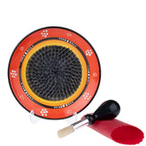 EVANILIFE ceramic grater plate handmade, unique glaze for elegant, everyday prep
