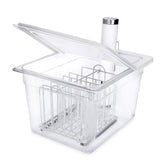 EVERIE 12 Qt sous vide container ready for precise water bath.