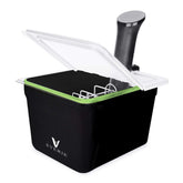 EVERIE sous vide container 12-quart, ideal for batch cooking with consistent water contact.