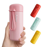 Exllena mini water bottle pink compact size for on-the-go hydration