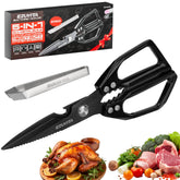 EZUVITA 5-in-1 scissors with titanium coated blades for durable everyday cutting