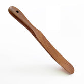 FAAY teak spurtle for sourdough starter—smooth stirring in bowls.