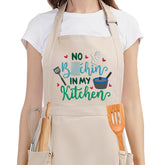 Fairy's Gift funny apron embroidery adds playful flair to cooking tasks.