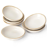 Famiware Ocean 6-piece ceramic sauce dishes for organized serving of sauces