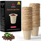 Fanativita disposable filters for large K-Cup cups with easy cleanup