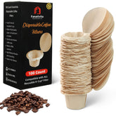 Fanativita K Cup Filters with Genius Lid closeup showing easy disposal and mess-free cleanup