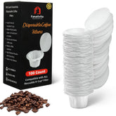 Fanativita K Cup filters with genius lid design for mess-free disposal and quick cleanup.