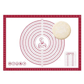 FAVXD dough mat for rolling dough with even thickness and easy cleanup