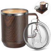 Felibeaco 16oz heated mug with flat bottom ready for direct warmer contact