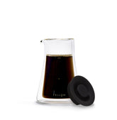 Fellow Stagg double-wall carafe viewed from above to highlight heat retention and clarity