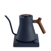 Fellow Stagg EKG Pro kettle front view with compact design for small kitchens.