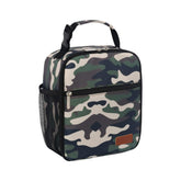 Femuar camouflage lunch box front view, compact daily meal solution for work and outings.