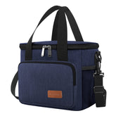 Femuar lunch bag in dark blue with insulated leakproof design keeps meals fresh.
